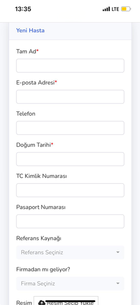 Anamedsis hasta takip programı mobil ekran 2