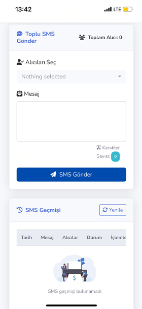 Anamedsis klinik yönetim mobil ekran 3